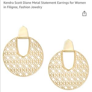 Kendra Scott Diane gold earrings